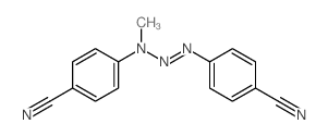 Benzonitrile,4,4'-(3-methyl-1-triazene-1,3-diyl)bis- (9CI) Structure