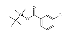 tert-butyldimethylsilyl 3-chlorobenzoate Structure