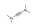 1,2-Ethynediylbis(dimethylarsine) Structure