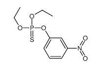 diethoxy-(3-nitrophenoxy)-sulfanylidene-λ5-phosphane Structure