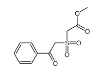 methyl 2-phenacylsulfonylacetate Structure