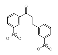 1,3-bis(3-nitrophenyl)prop-2-en-1-one Structure