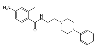 4-Amino-2,6-dimethyl-N-[2-(4-phenyl-1-piperazinyl)ethyl]benzamide Structure