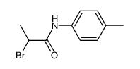 2-bromo-N-p-tolylpropanamide Structure