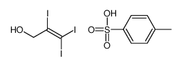 4-methylbenzenesulfonic acid,2,3,3-triiodoprop-2-en-1-ol结构式