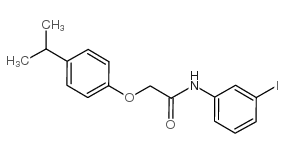 N-(3-iodophenyl)-2-(4-propan-2-ylphenoxy)acetamide图片