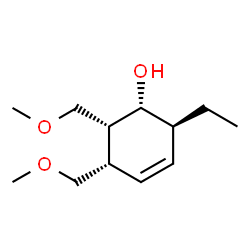 3-Cyclohexen-1-ol,2-ethyl-5,6-bis(methoxymethyl)-,(1R,2S,5S,6R)-rel-(9CI) Structure