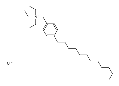 (4-dodecylphenyl)methyl-triethylazanium,chloride结构式