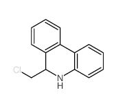 Phenanthridine,6-(chloromethyl)-5,6-dihydro-结构式