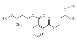 1,2-Benzenedicarboxylicacid, 1,2-bis(3-methoxybutyl) ester Structure