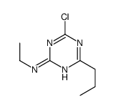 4-chloro-N-ethyl-6-propyl-1,3,5-triazin-2-amine Structure