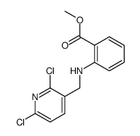 2-[(2,6-dichloro-pyridin-3-ylmethyl)-amino]-benzoic acid methyl ester Structure