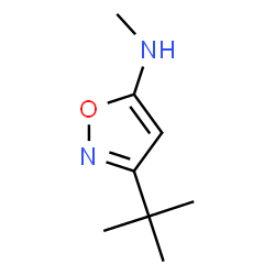 5-Isoxazolamine,3-(1,1-dimethylethyl)-N-methyl-(9CI) structure