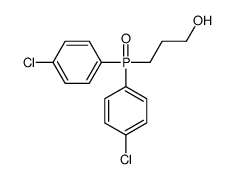 3-bis(4-chlorophenyl)phosphorylpropan-1-ol Structure