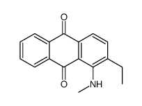 2-ethyl-1-(methylamino)anthracene-9,10-dione Structure