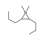 1,1-dimethyl-2,3-dipropylsilirane Structure