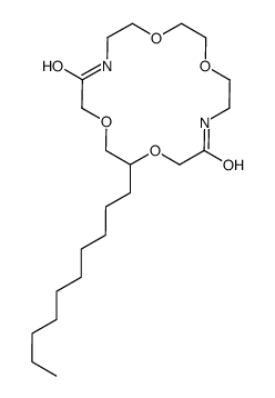 2-decyl-1,4,10,13-tetraoxa-7,16-diazacyclooctadecane-6,17-dione Structure