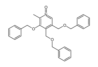 3,α4,α5-Tri-O-benzylpyridoxol-1-oxid Structure