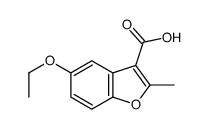 5-Ethoxy-2-methyl-1-benzofuran-3-carboxylic acid结构式