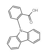 2-carbazol-9-ylbenzoic acid Structure