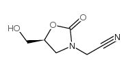 3-Oxazolidineacetonitrile,5-(hydroxymethyl)-2-oxo-,(5S)-(9CI) picture