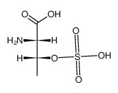 L-Threonin-O-Sulfat Structure