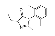 1-(2,6-dimethylphenyl)-4-ethyl-2-methyl-4H-imidazol-5-one结构式