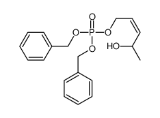 dibenzyl 4-hydroxypent-2-enyl phosphate结构式