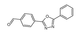 4-(5-phenyl-1,3,4-oxadiazol-2-yl)benzaldehyde结构式