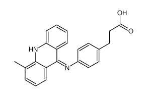 3-[4-[(4-methylacridin-9-yl)amino]phenyl]propanoic acid Structure