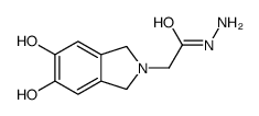 2H-Isoindole-2-acetic acid, 1,3-dihydro-5,6-dihydroxy-, hydrazide (9CI) Structure