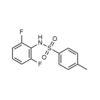 N-(2,6-二氟苯基)-4-甲基苯磺酰胺结构式