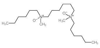 hexyl-[6-(hexyl-methyl-oxido-ammonio)hexyl]-methyl-oxido-azanium Structure