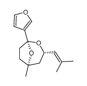 (1R,3S,5R)-1-(3-Furyl)-5-methyl-3-(2-methyl-1-propenyl)-2,8-dioxabicyclo[3.2.1]octane picture