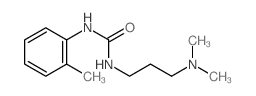 1-(3-dimethylaminopropyl)-3-(2-methylphenyl)urea结构式