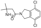 3-amino-1-(4,7-dichloroisoindolin-2-yl)-3-methylbutan-1-one结构式