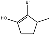 1-Cyclopenten-1-ol,2-bromo-3-methyl- Structure