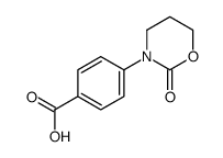 4-(2-oxo-1,3-oxazinan-3-yl)benzoicacid Structure