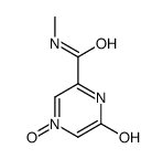 Pyrazinecarboxamide, 1,6-dihydro-N-methyl-6-oxo-, 4-oxide (9CI)结构式