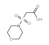 (吗啉-4-磺酰基)-乙酸结构式