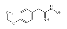 2-(4-ethoxy-phenyl)-n-hydroxy-acetamidine Structure