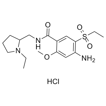 氨磺必利盐酸盐结构式