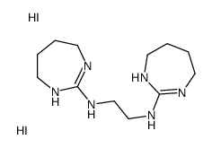 N,N'-bis(4,5,6,7-tetrahydro-1H-1,3-diazepin-2-yl)ethane-1,2-diamine,dihydroiodide Structure