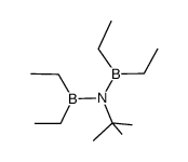 tert-Butylbis(diethylboryl)amin结构式