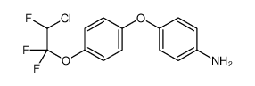 4-[4-(2-chloro-1,1,2-trifluoroethoxy)phenoxy]aniline Structure