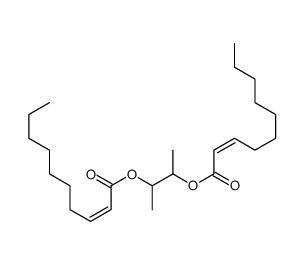 3-[(E)-dec-2-enoyl]oxybutan-2-yl (E)-dec-2-enoate Structure