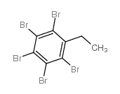 2,3,4,5,6-pentabromoethylbenzene structure