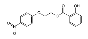 salicylic acid-[2-(4-nitro-phenoxy)-ethyl ester] Structure