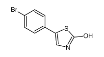 5-(4-溴苯基)噻唑-2(3h)-酮结构式