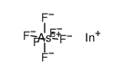 indium(I) hexafluoroarsenate结构式